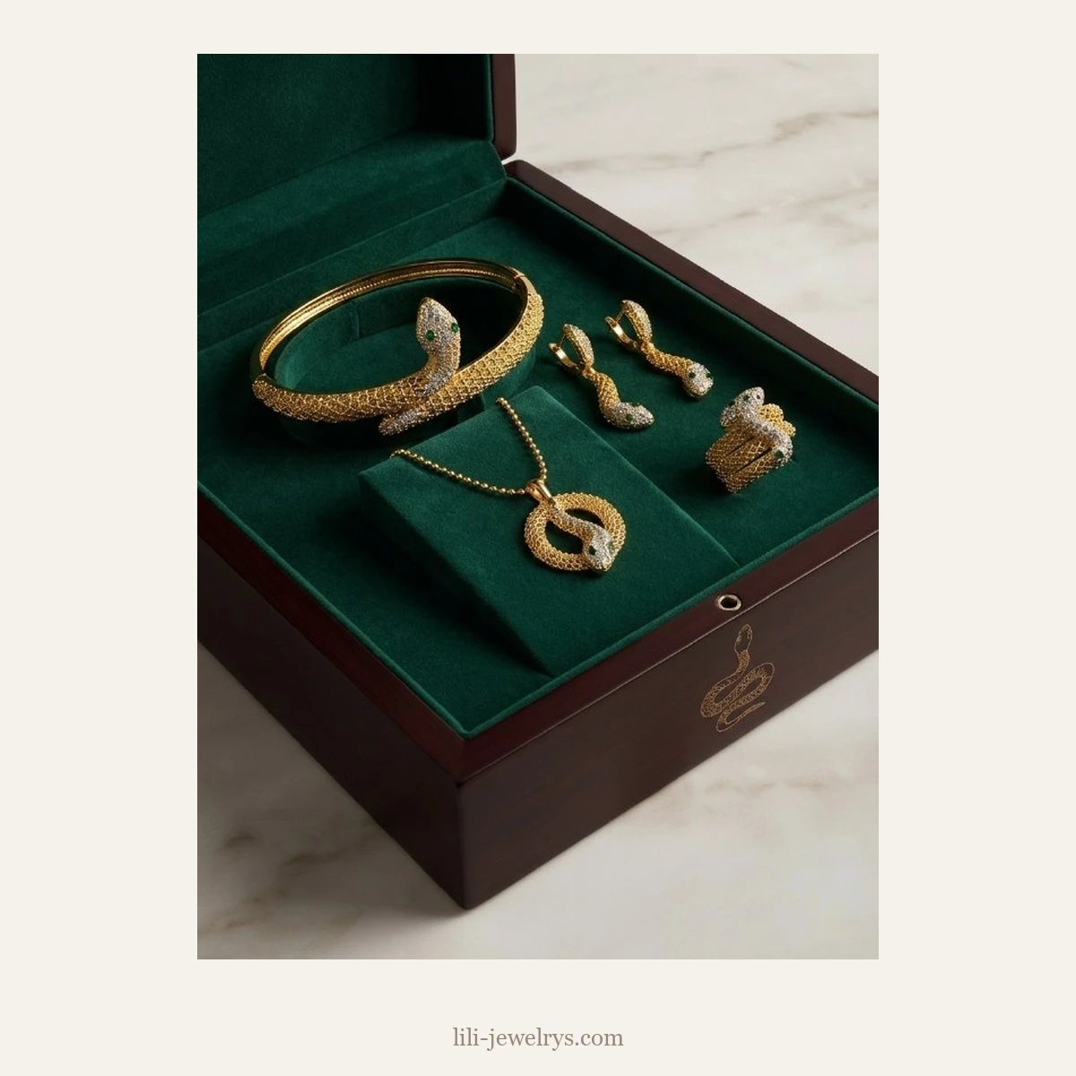 طقم إكسسوارات LILI-1060 | Jewelry set LILI-1060